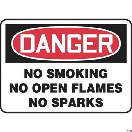 Accuform OSHA DANGER SAFETY SIGN NO SMOKING MSMK005VP MSMK005VP